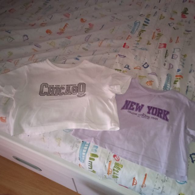 Pack 2 Camisetas/Top 8 Años