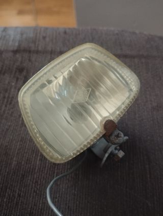 Dinamo y foco de bici vintage