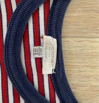Pull&Bear Camiseta Rayas Rojas y Blancas CHICAGO