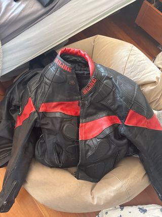 Chaqueta de moto cuero