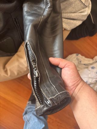 Chaqueta de moto cuero