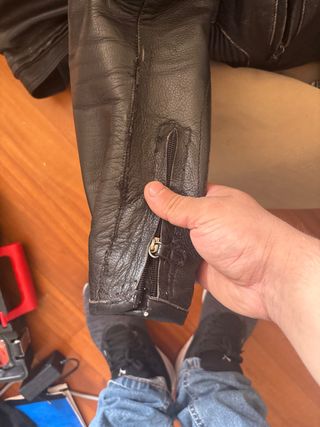 Chaqueta de moto cuero