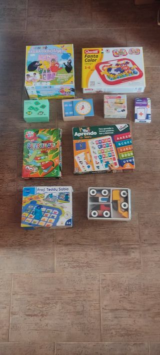 Lote de 7 juegos educativos para niños
