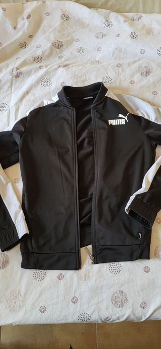 Chándal Puma niño negro y blanco