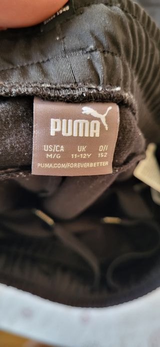 Chándal Puma niño negro y blanco
