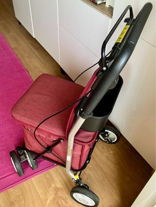 Carrito Andador Carlett Senior Rojo