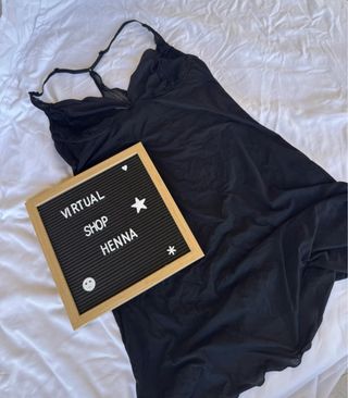 Vestido lencero Intimissimi negro