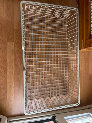 Cesta Metálica IKEA Río Gris