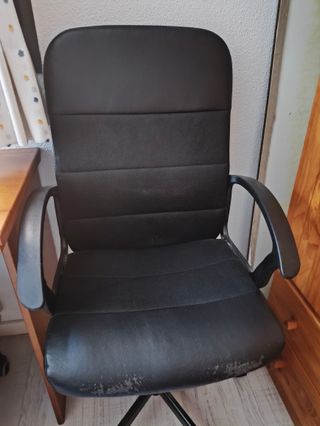 Silla Ikea RENBERGET Negra modelo antiguo