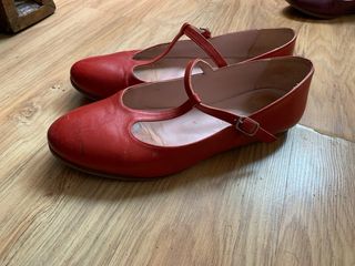 Bailarinas Bohemian rojas talla 39