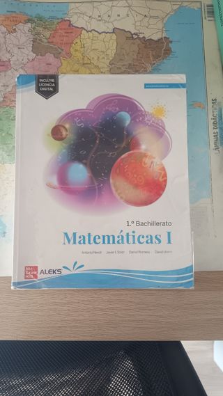 Libro Matemáticas 1.º Bachillerato