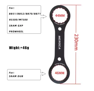 Llave Pedalier  44/46mm