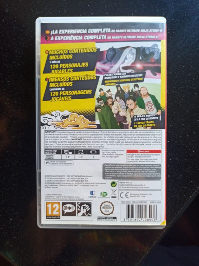 Nintendo Switch Naruto Ultimate Ninja Storm 4