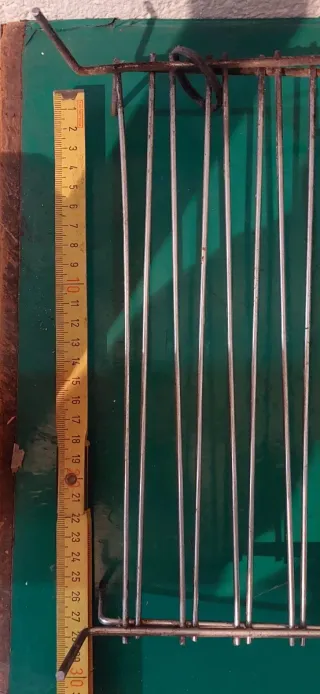 Set 2 griglie per barbecue in metallo