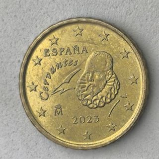 10-04081-España 10 cent € -  2023 -cuño roto pelo