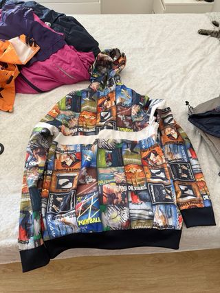 Chaqueta Adidas reversible multicolor