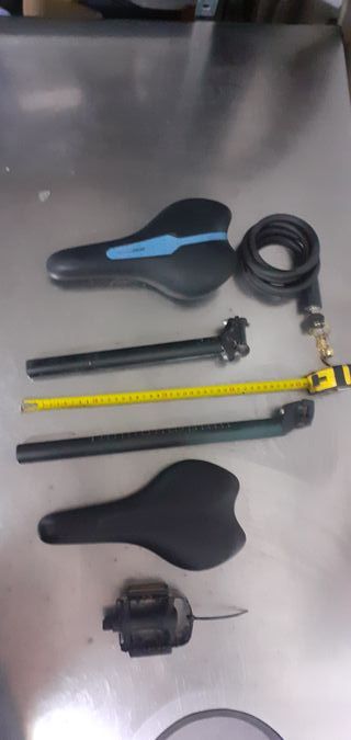 Sillín, Pedales y Cadena Bicicleta Shimano