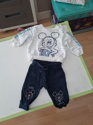 Chándal Mickey Mouse bebé Talla 68
