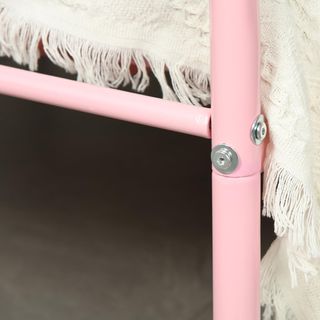 Cama individual de metal Rosa Infantil 90x190cm