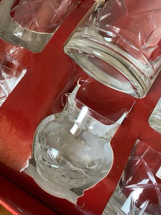 Set Vasos Whisky Bohemia Española. Plata de Ley