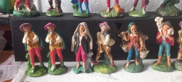 Pastori presepe  vintage gesso cm 10