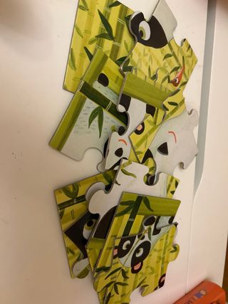 Puzzle Djeco Mamá Panda y Bebé 12 Piezas