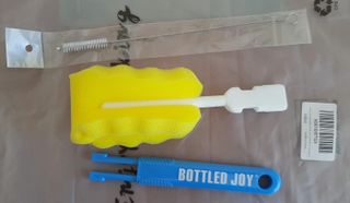 Botella de agua deportiva con medidor de consumo