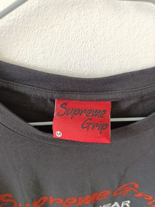Camiseta Supreme Grip Negra Hombre