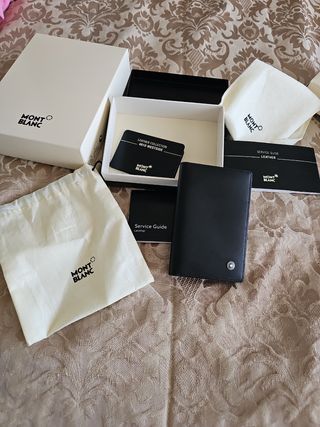 Cartera Montblanc 4810 Westside Negra. Full set