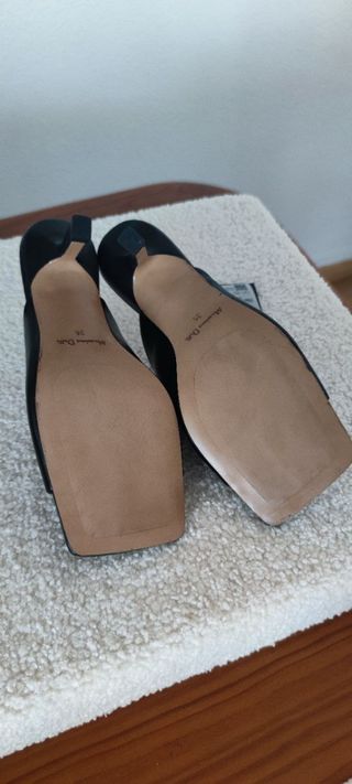 Sandalias Massimo Dutti Negras Talla 35