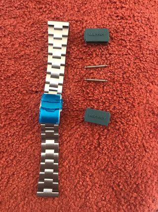 Cinturino Strapcode Miltat 22mm Acciaio Inox