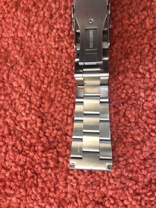 Cinturino Strapcode Miltat 22mm Acciaio Inox