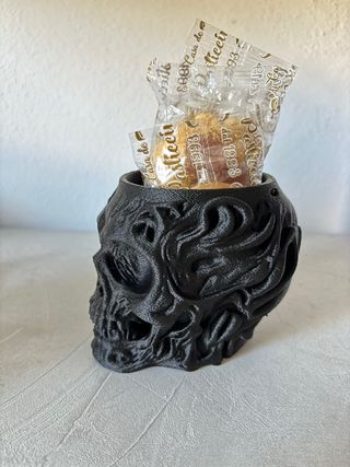 Teschio svuota tasche nero