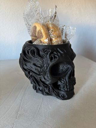 Teschio svuota tasche nero