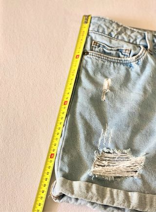 Shorts vaqueros talle alto L