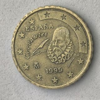 10-04082-España 10 cent € -  1999 - doble impresió
