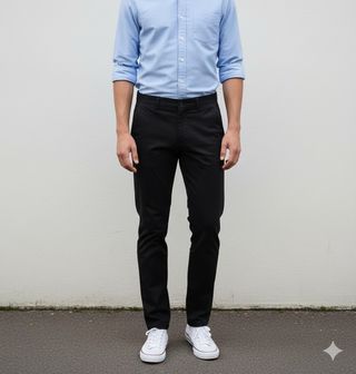 Pantalón negro chico, vestir o informal