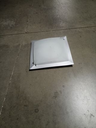 Plafón LED moderno plateado