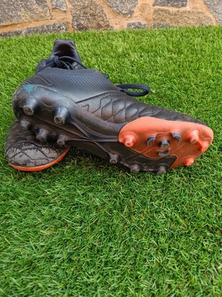 Botas de fútbol niño piel T33