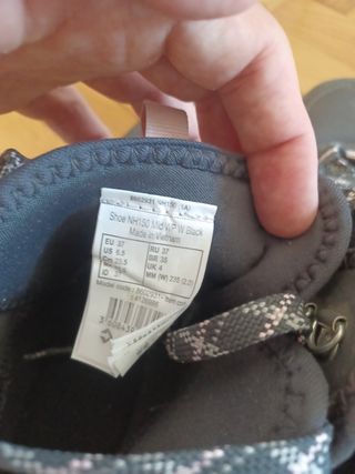 Botas de montaña Quechua talla 37