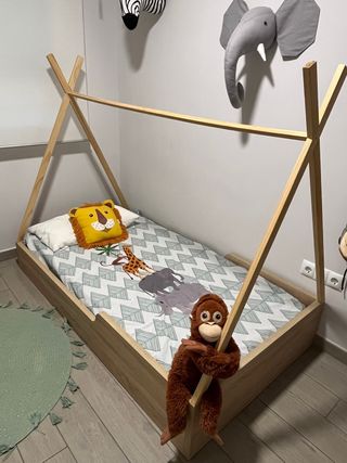 Cama Tipi Infantil Madera
