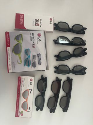 Gafas 3D LG Cinema 3D y Dual Play