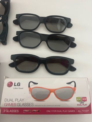 Gafas 3D LG Cinema 3D y Dual Play