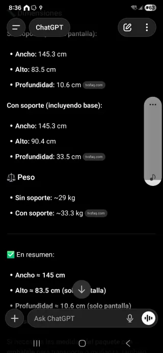 TV Samsung Curva recibo tv de 55" en parte de pago