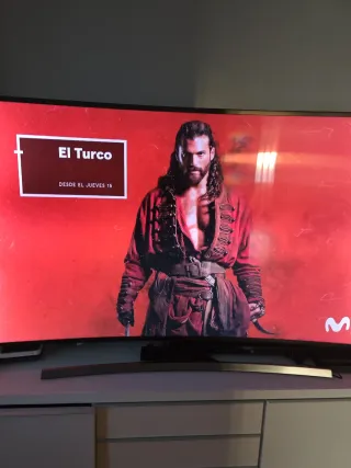 TV Samsung Curva recibo tv de 55" en parte de pago