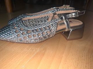 Sandalias Ulanka Mujer Talla 38 Plata