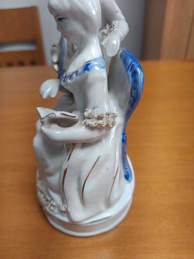 Figura vintage pareja porcelana
