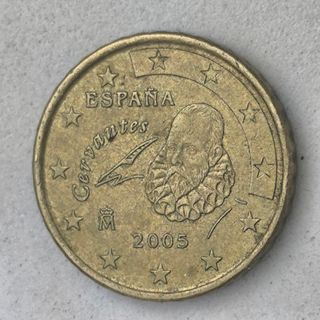 10-04090-España 10 cent € -  2005 - doble impresió