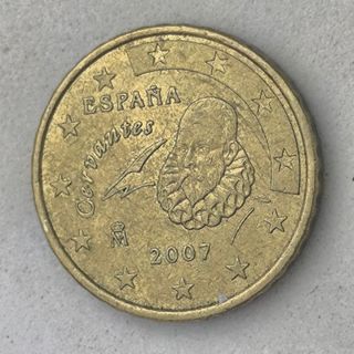 10-04093-España 10 cent € -  2007- cuño roto bahia