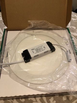 Panel LED Redondo 20W Blanco